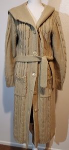 Knit full body jacket with hood